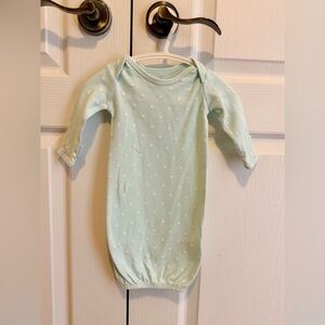 Amazon Essentials Mint Green Baby Gown with Star Detail